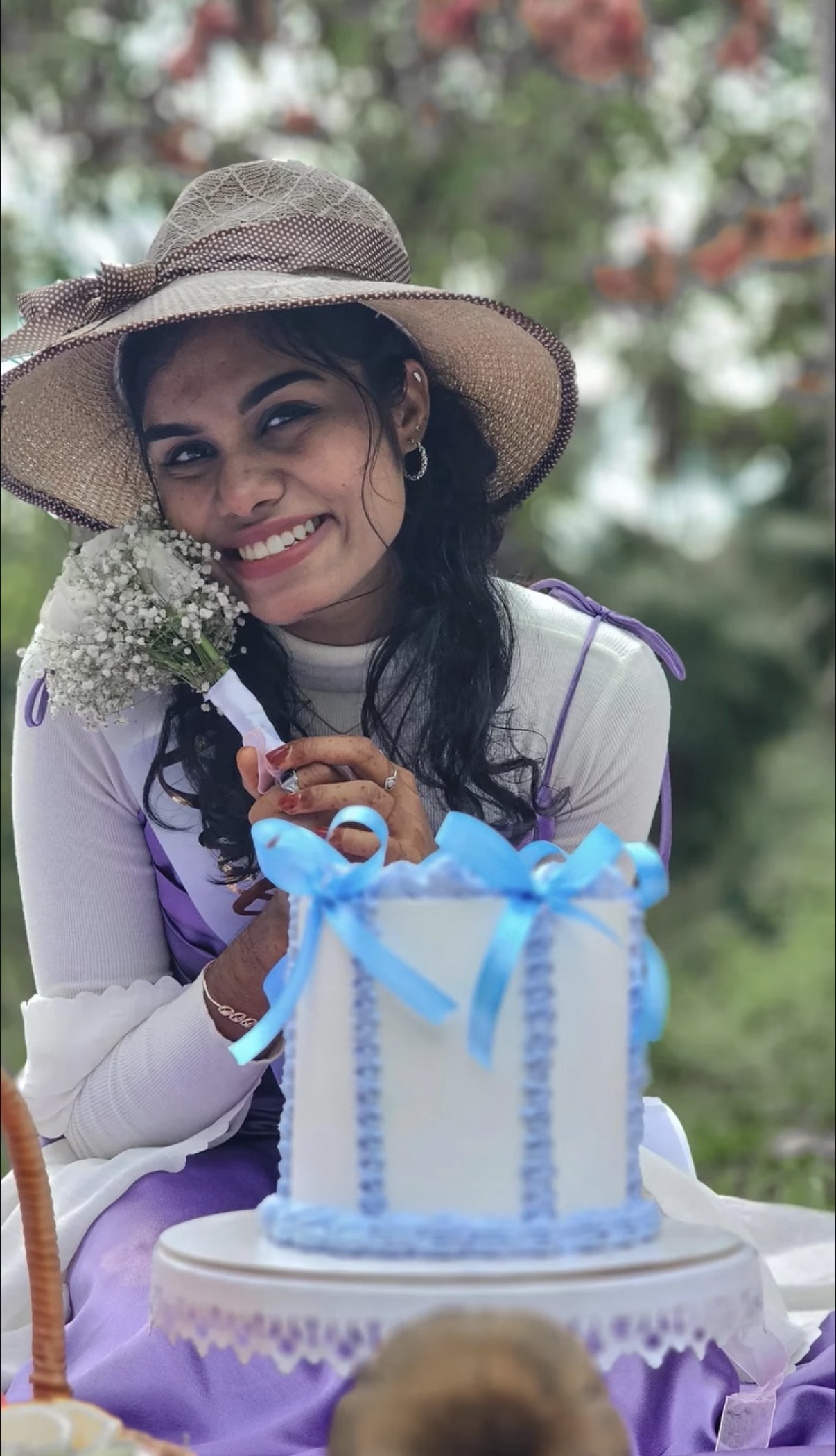 Lady bride to be celebration custom cake