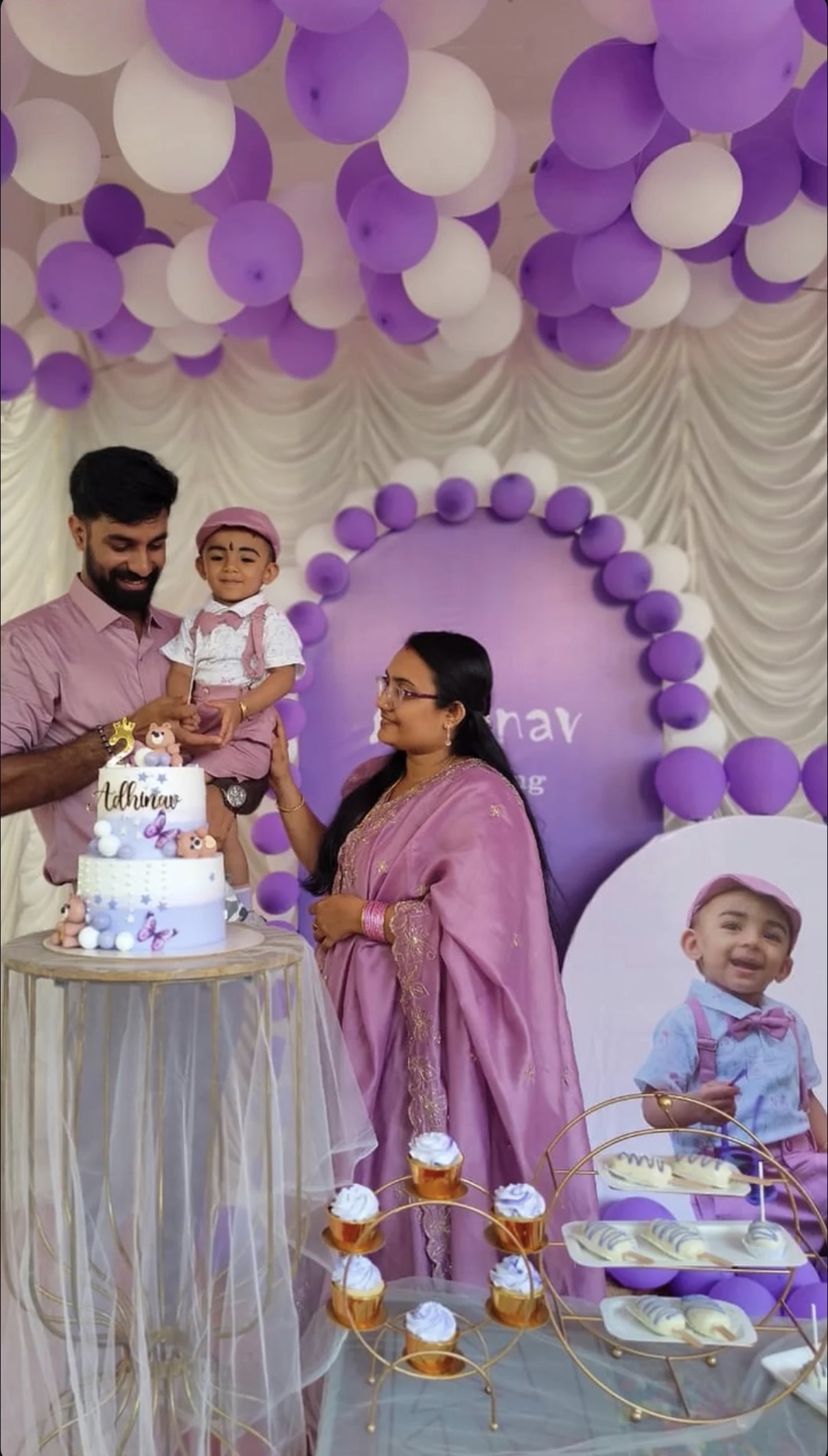 1 year old boy birthday celebration cake