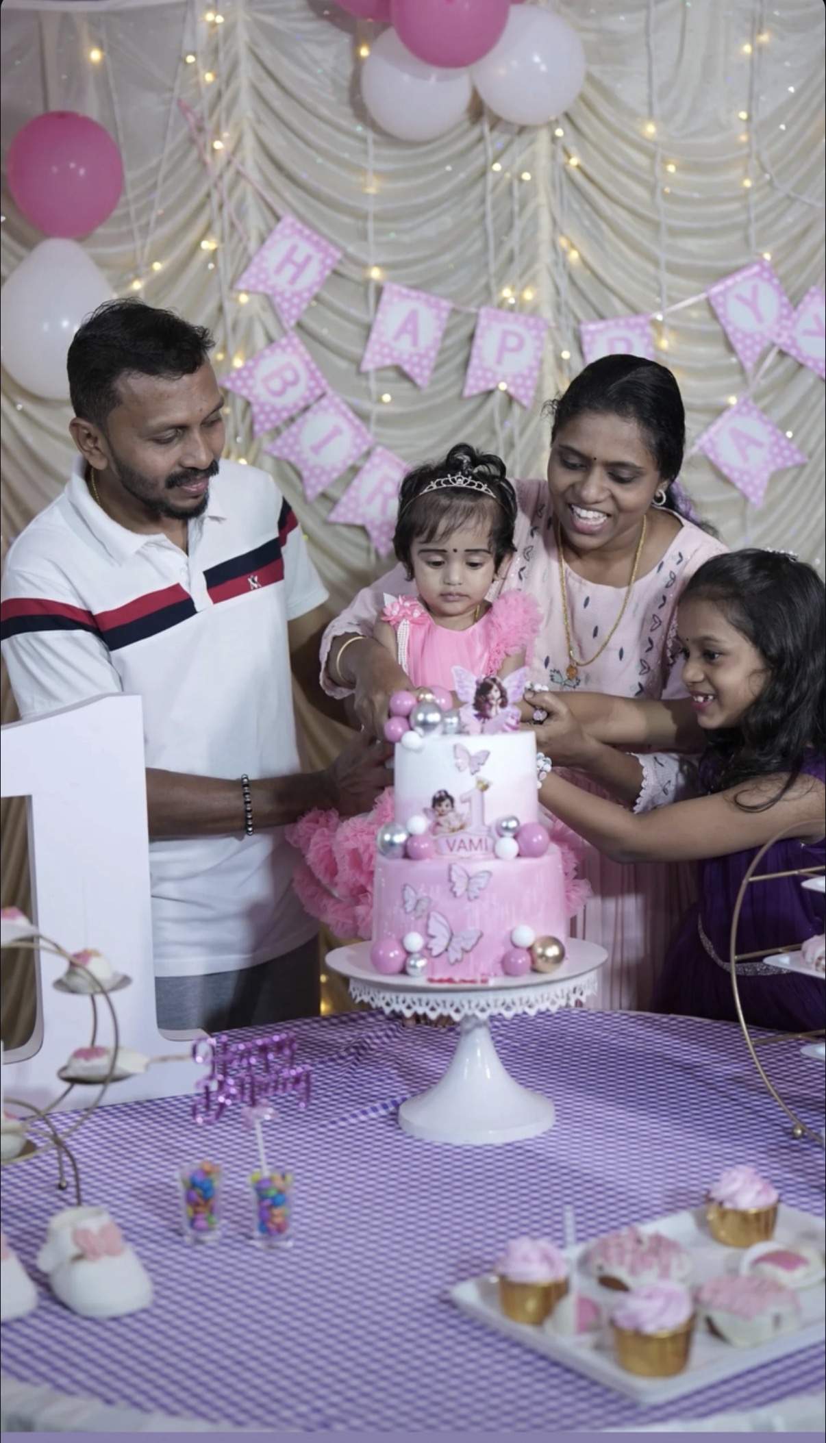 Little Girl's 1st Birthday Celebration