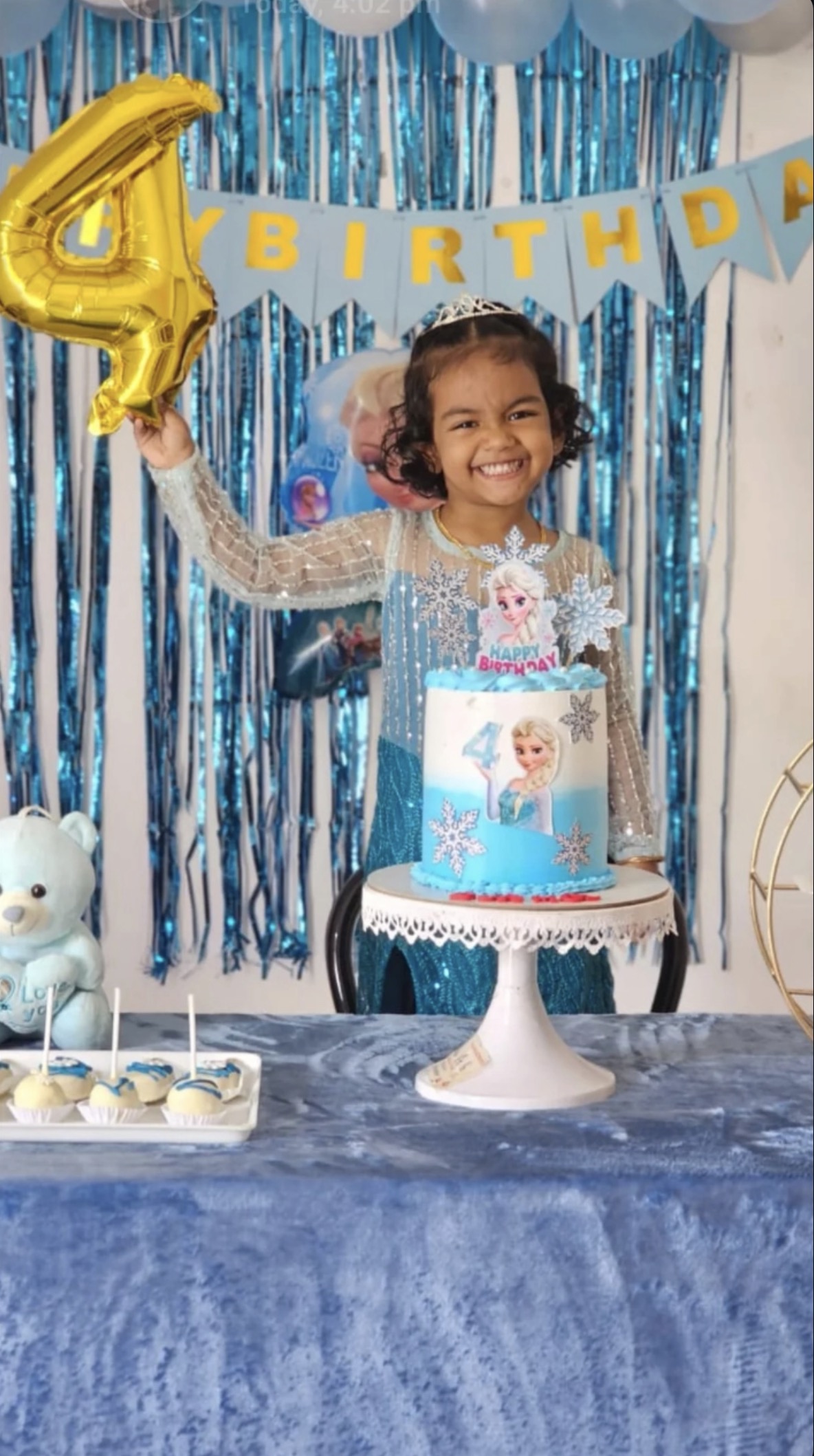 Little Girl's 4th Birthday Celebration