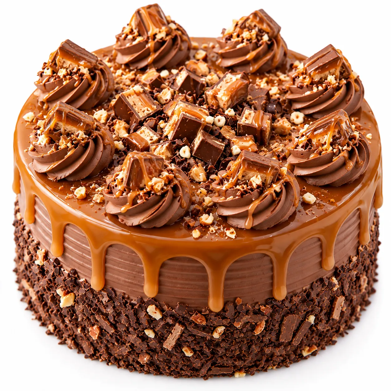 London Chocolate Caramel Cake