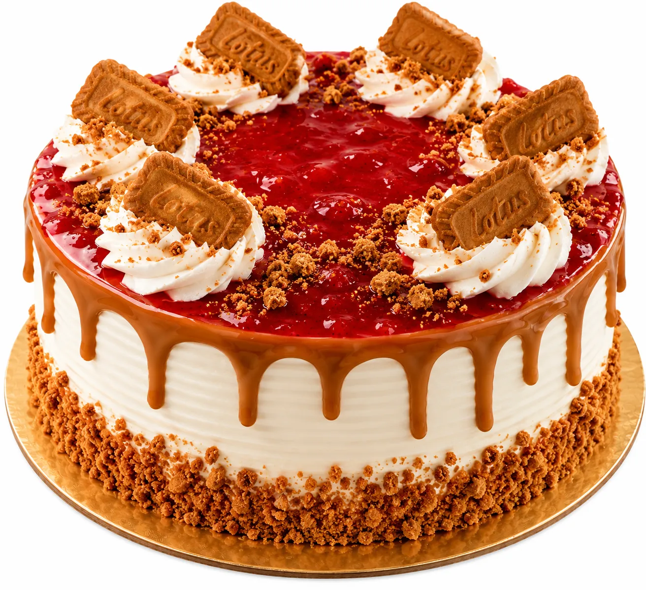 Strawberry with Lotus Biscoff