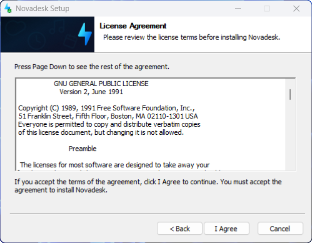 License Agreement