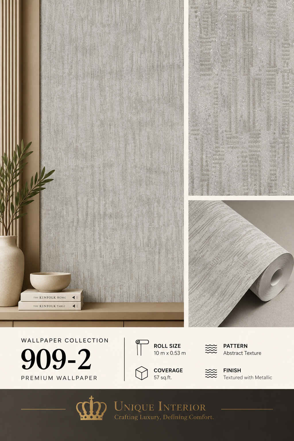 Woven Grey Fleck