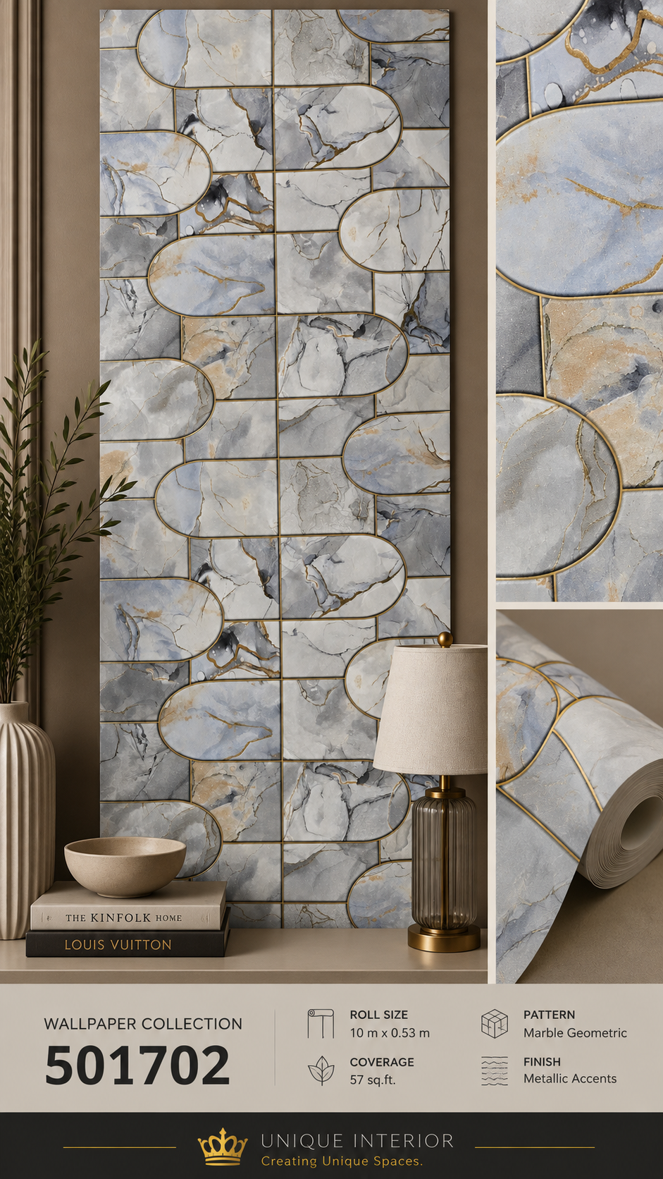 Blue Marble Mosaic