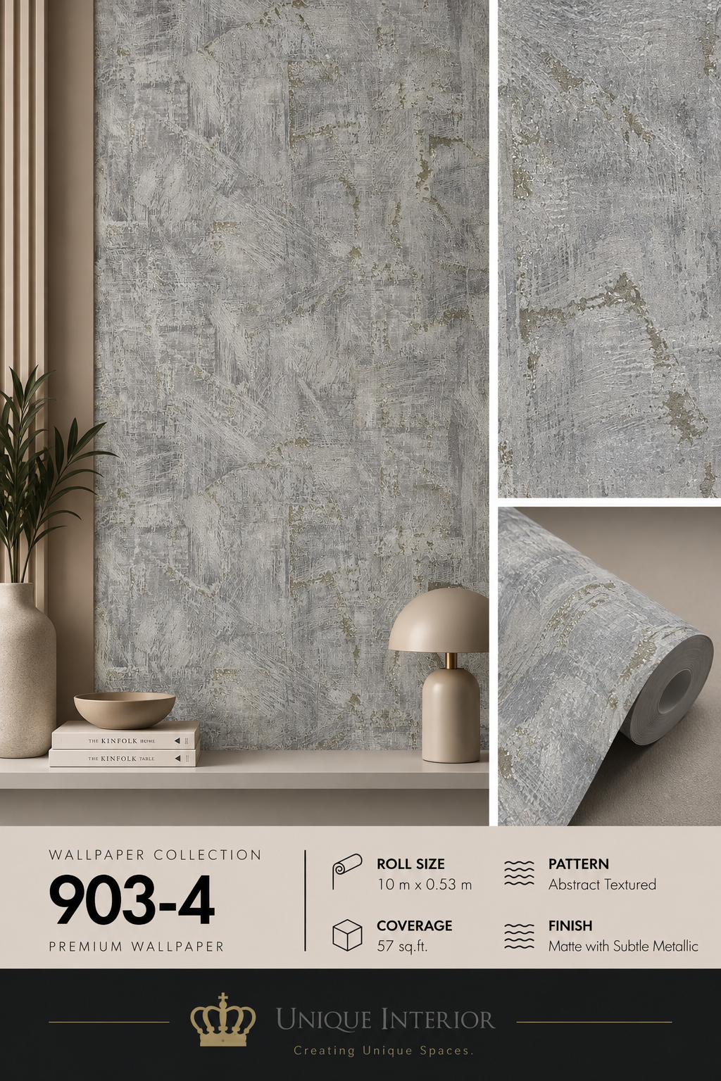 Steel Grey Crosshatch