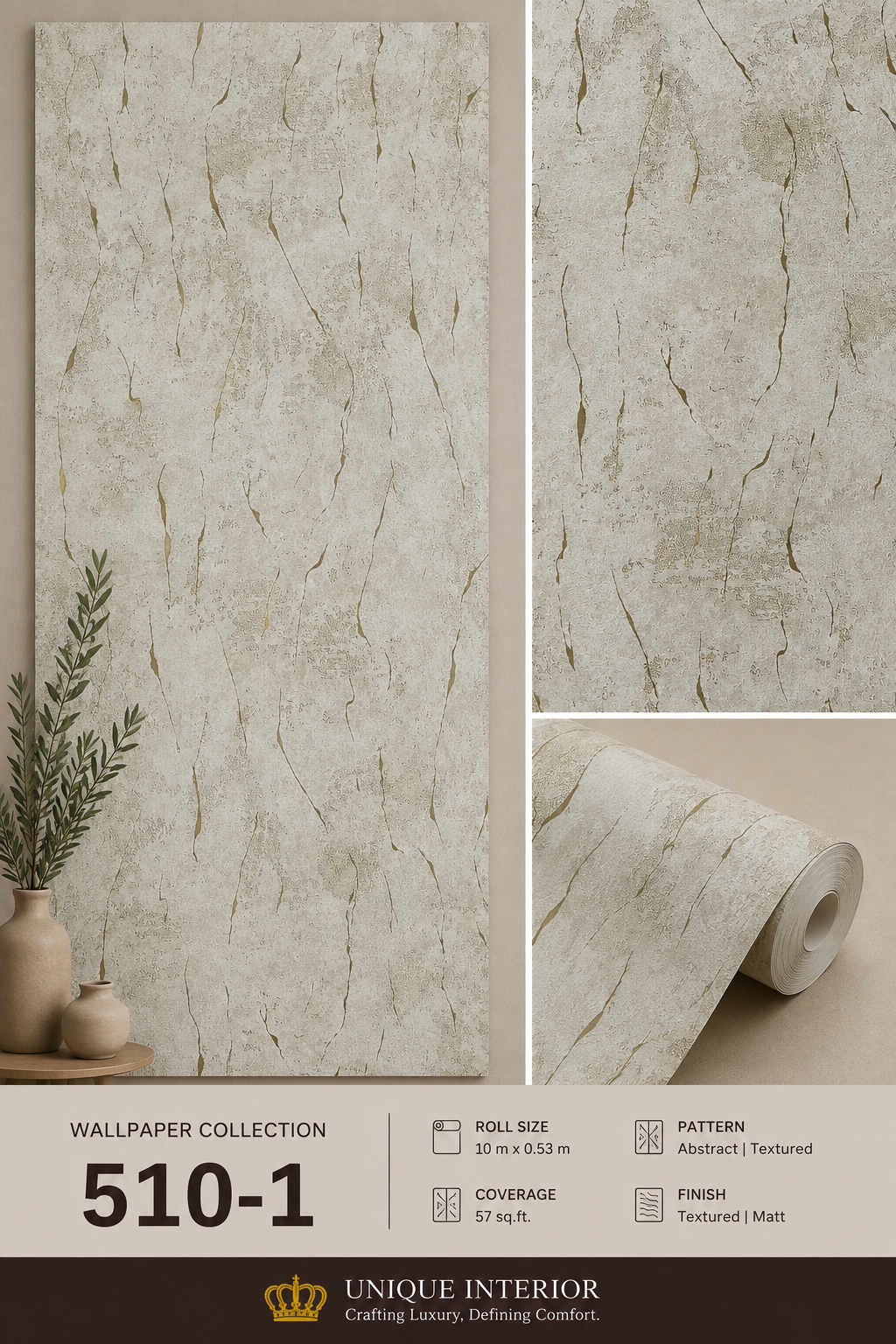 Gilded Crack Plaster