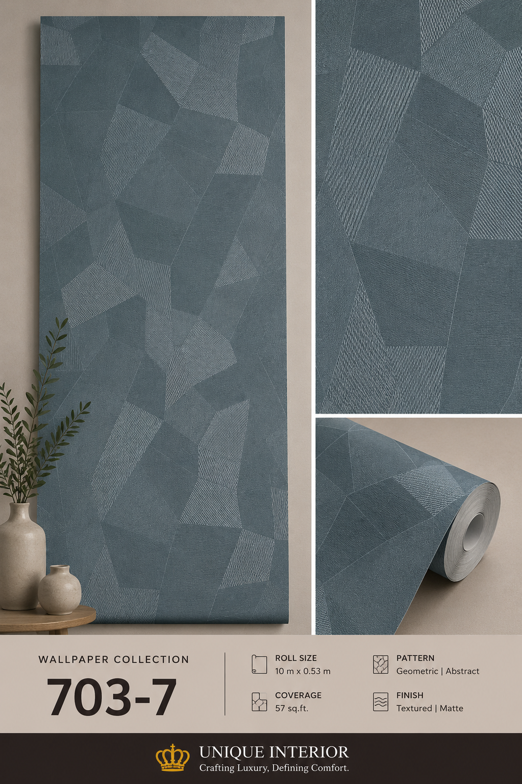 Petrol Blue Facet