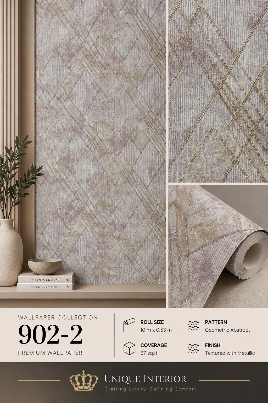 Mauve Facet Line