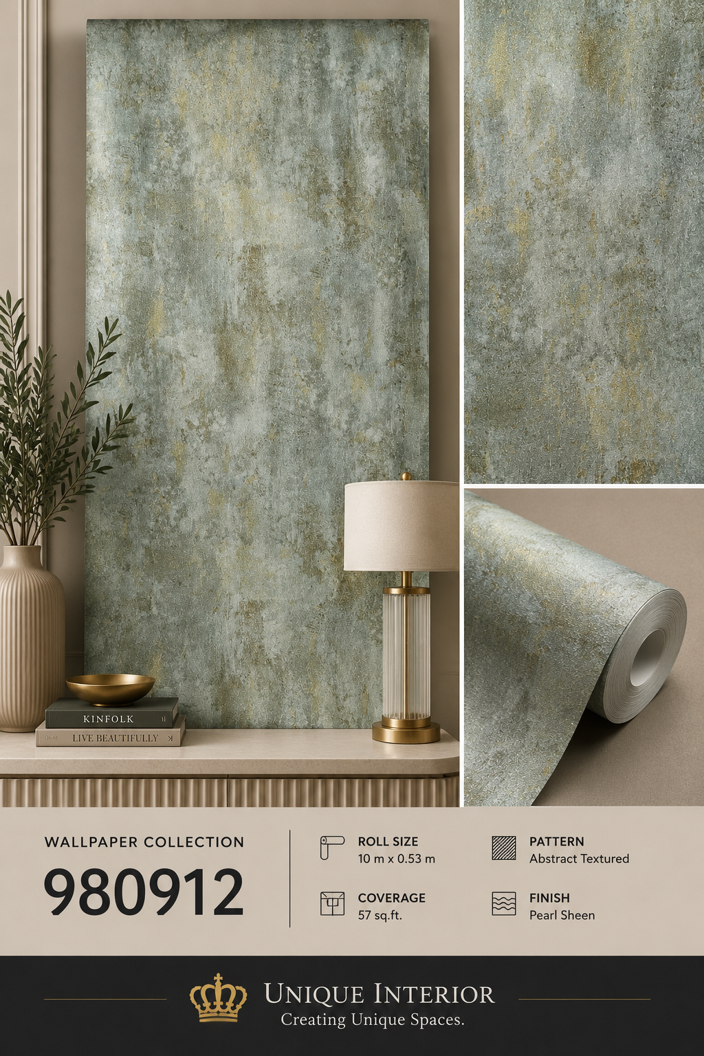 Verdigris Sage Green 