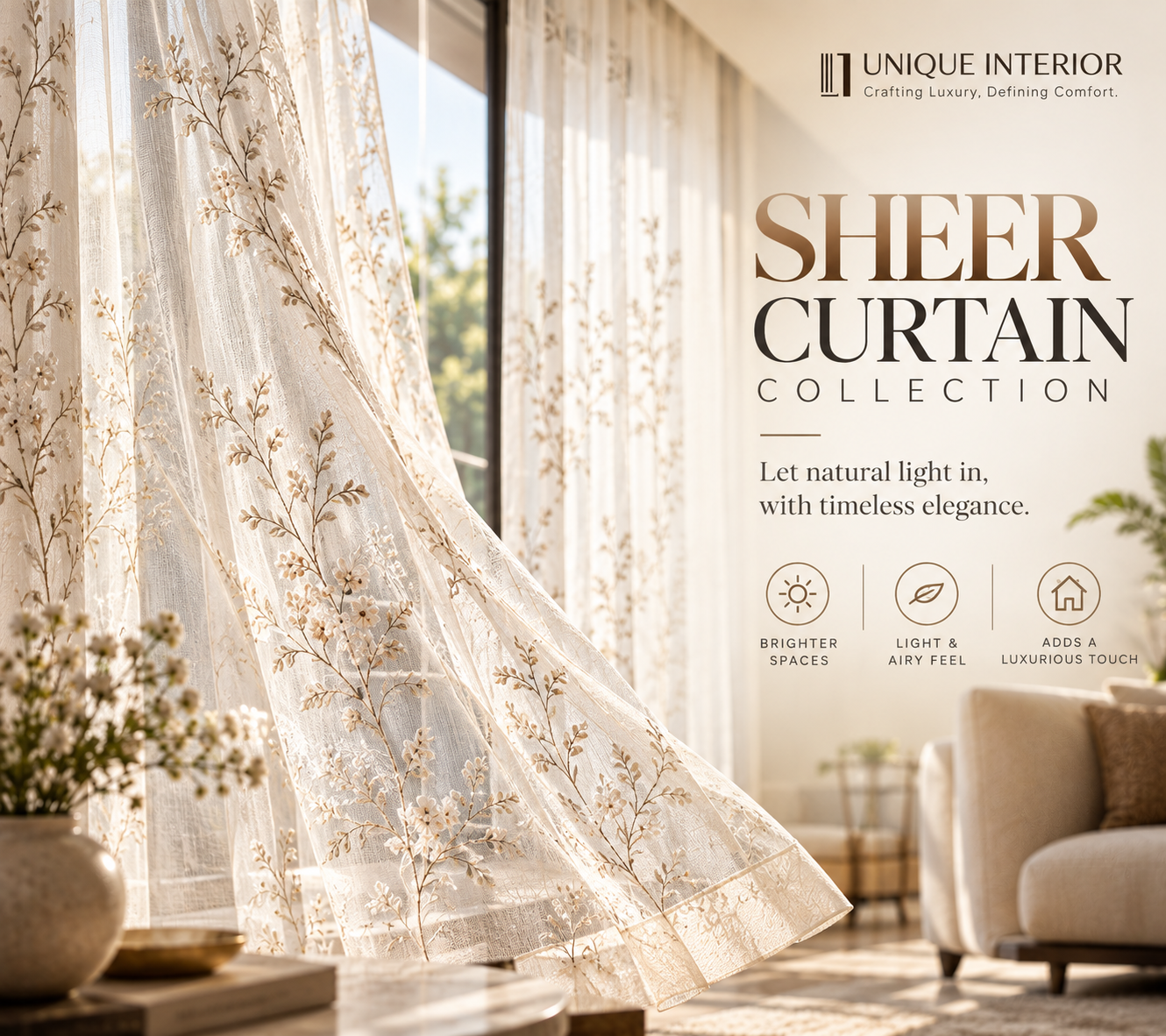 SHEER CURTAIN