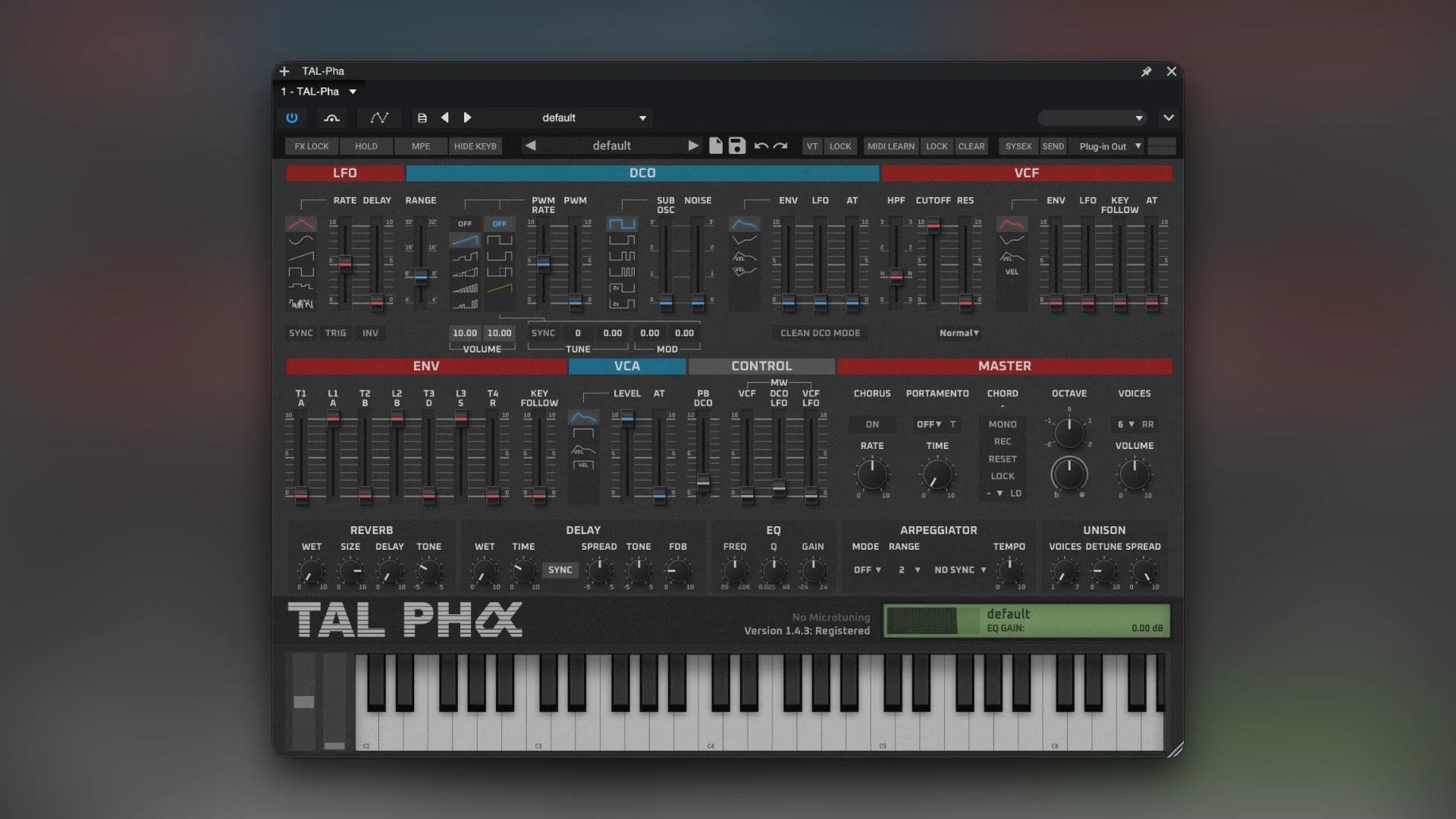 Togu Audio Line TAL-Pha 1.4.3