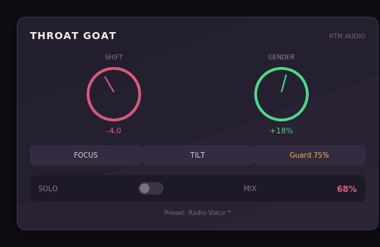 RTM Audio Throat Goat 1.0.2