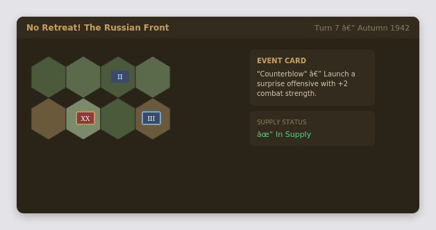 Download No Retreat! The Russian Front 1.1.11