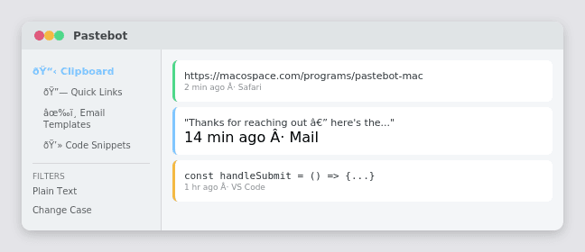 Download Pastebot Mac 2.4.8