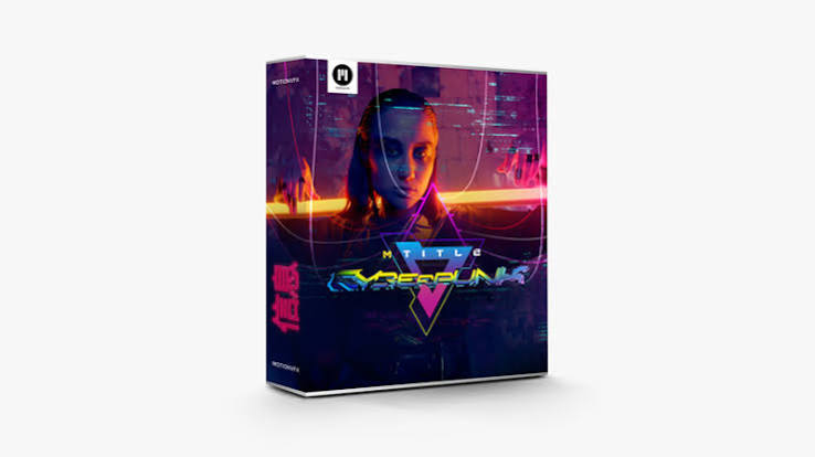 motionVFX mTitle Cyberpunk motionVFX