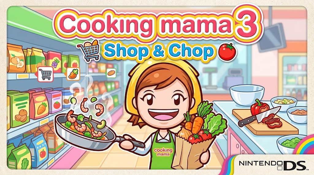 Cooking Mama 3: Shop & Chop – A Fun Cooking Game for Nintendo DS