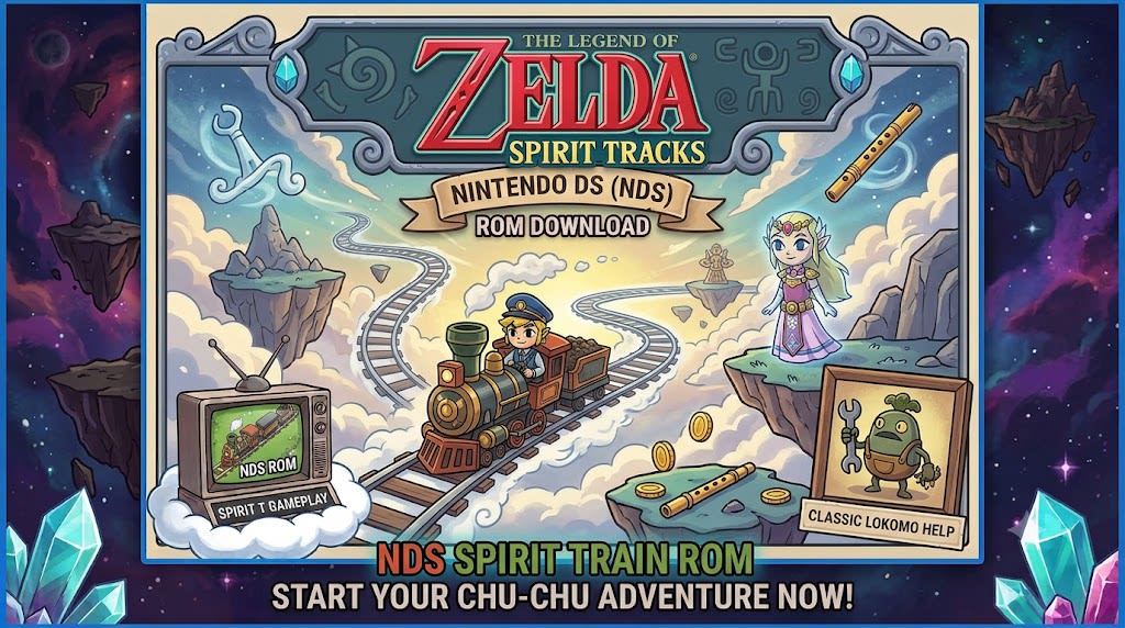 The Legend of Zelda: Spirit Tracks ROM Download for Nintendo DS (NDS)