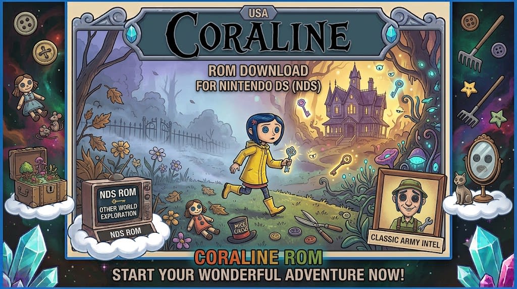 Coraline ROM Download (USA) for Nintendo DS (NDS)
