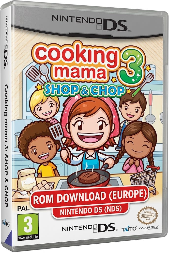 Cooking Mama 3 ROM Download (Europe) for Nintendo DS (NDS)