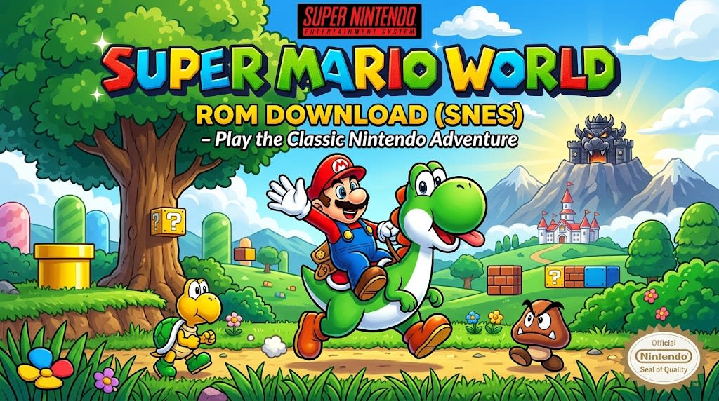 Super Mario World ROM Download (SNES) – Play the Classic Nintendo Adventure