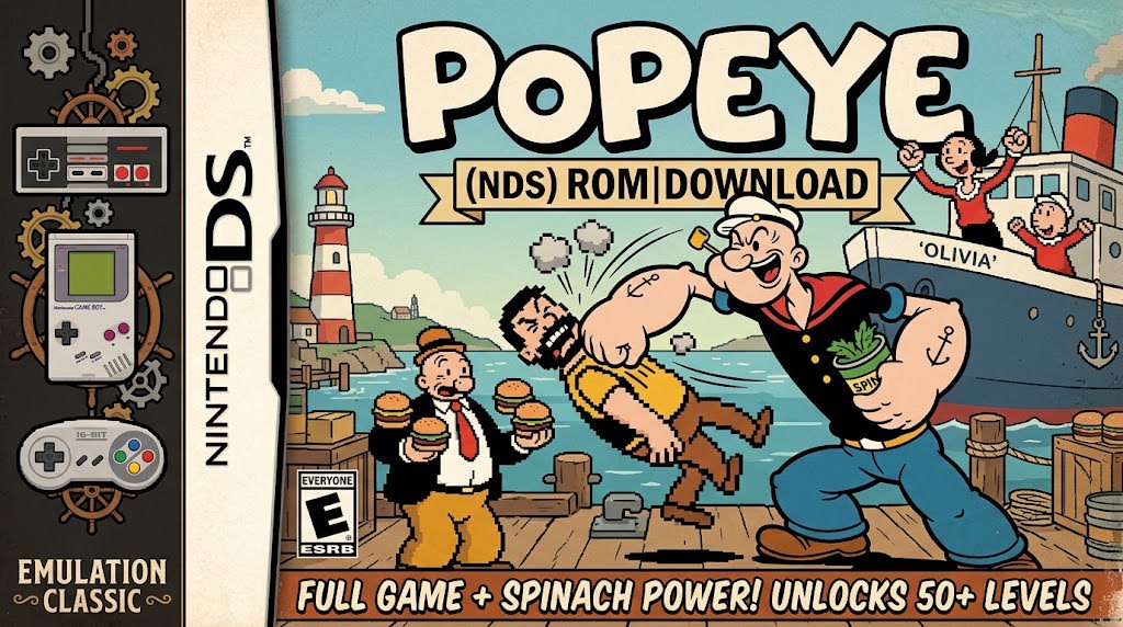 Popeye ROM Download for Nintendo DS (NDS)