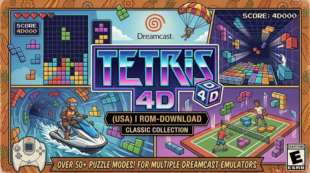 Tetris 4D ROM Download – Classic Puzzle Game for Dreamcast