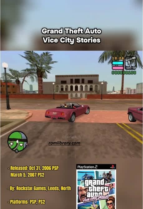 Grand Theft Auto: Vice City Stories ROM Download - Screenshot 1