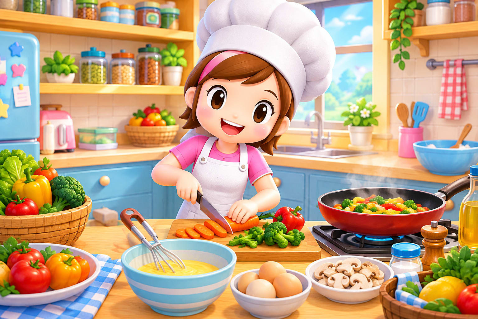Cooking Mama 3 (EU)(BAHAMUT) - Screenshot 2