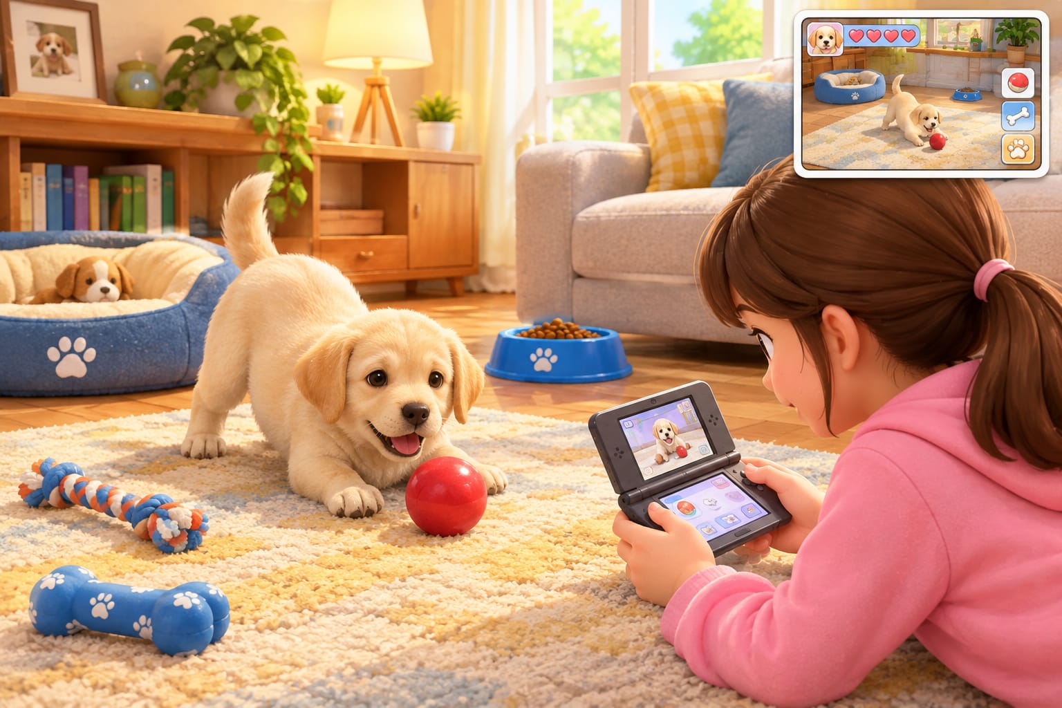 Nintendogs - Labrador & Friends - Screenshot 1