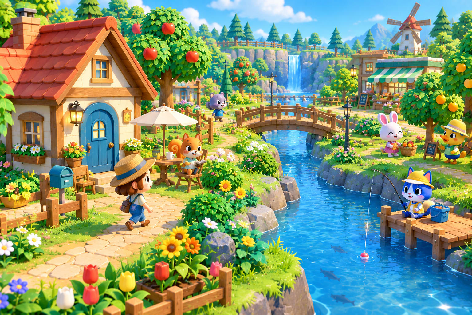 Welcome to Animal Crossing: Wild World - Screenshot 1