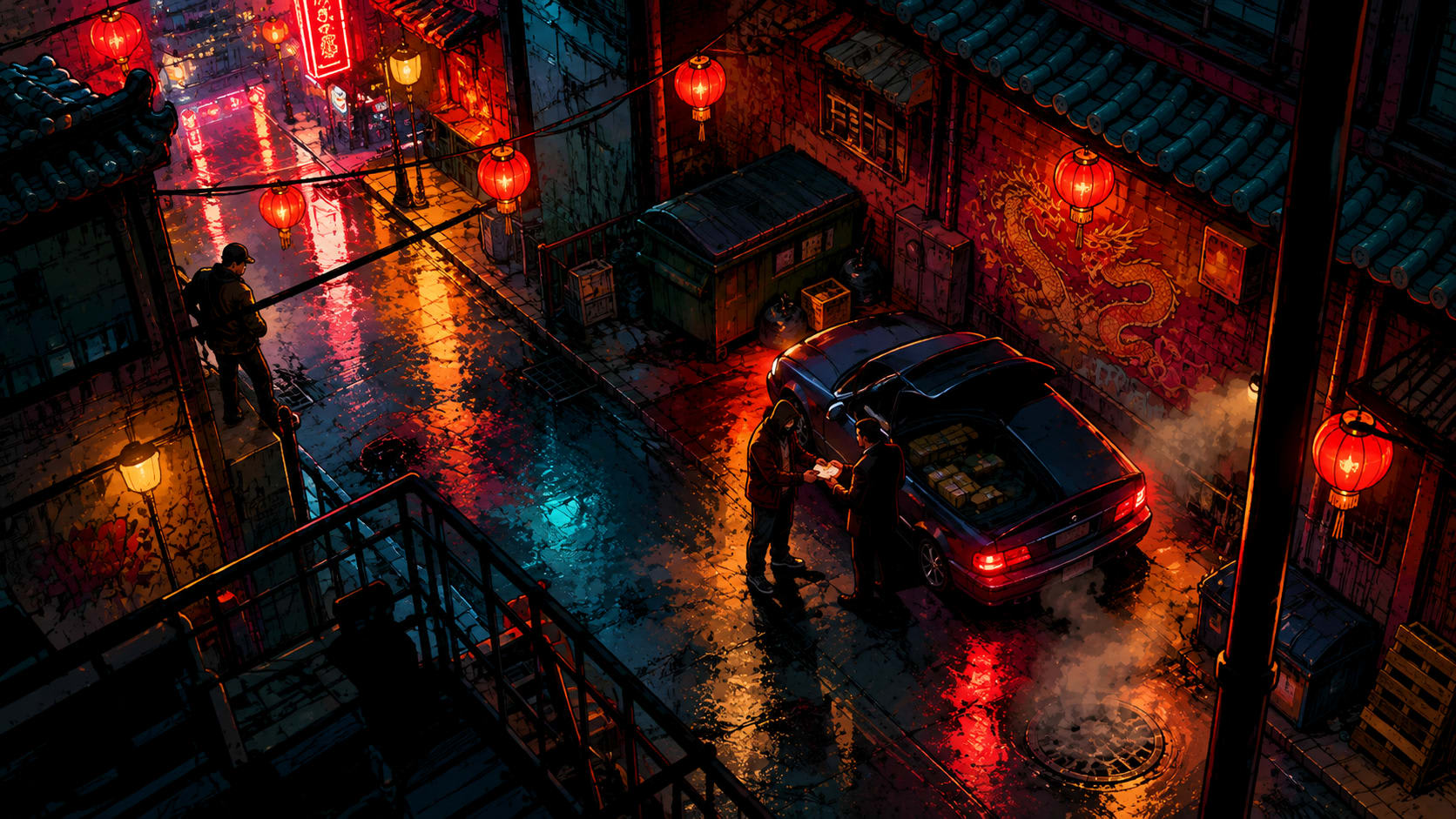 Grand Theft Auto: Chinatown Wars DS ROM (EU) - Screenshot 1