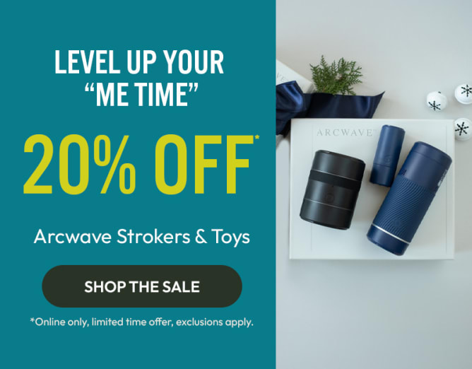 20% off Arcwave strokers online, exclusions apply