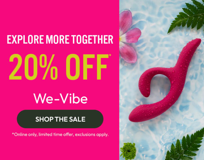 20% off We=Vibe online, exclusions apply