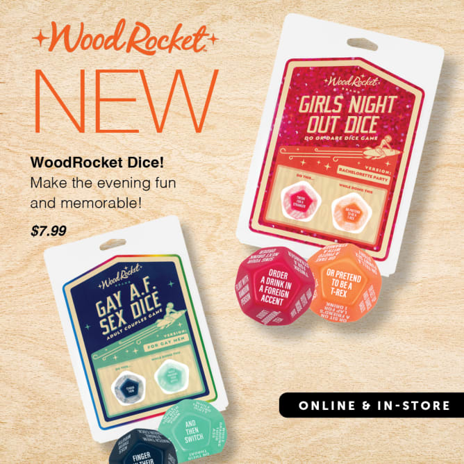 NEW Woodrocket Dice Games!