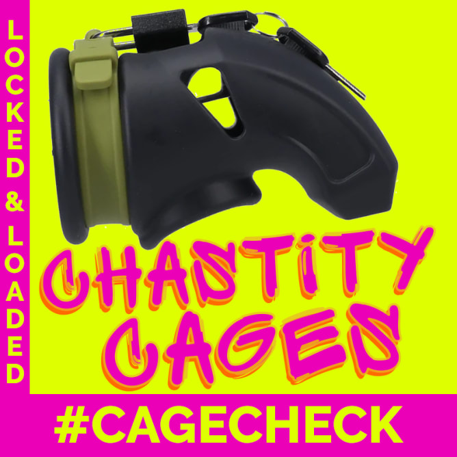 CAGECHECK LOCKED AND LOADED CHASTISTY AND COCK CAGES