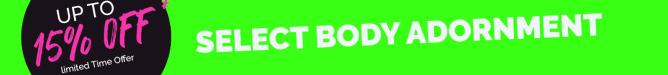 up to 15% Off Body Adornment