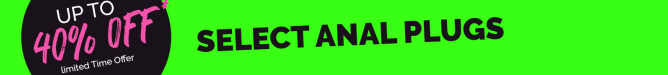 up to 40% Off Anal Plugs