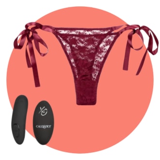  Remote Control Vibrating Lace Thong Set]
