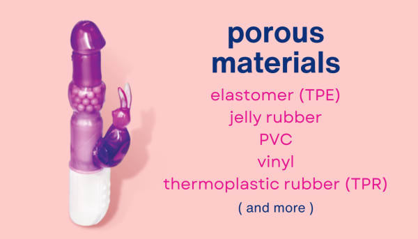 Porous materials include elastomer, jelly rubber, PVC, vinyl, and more.