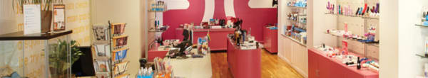 The interior of Babeland's Park Slope, Brooklyn locations.