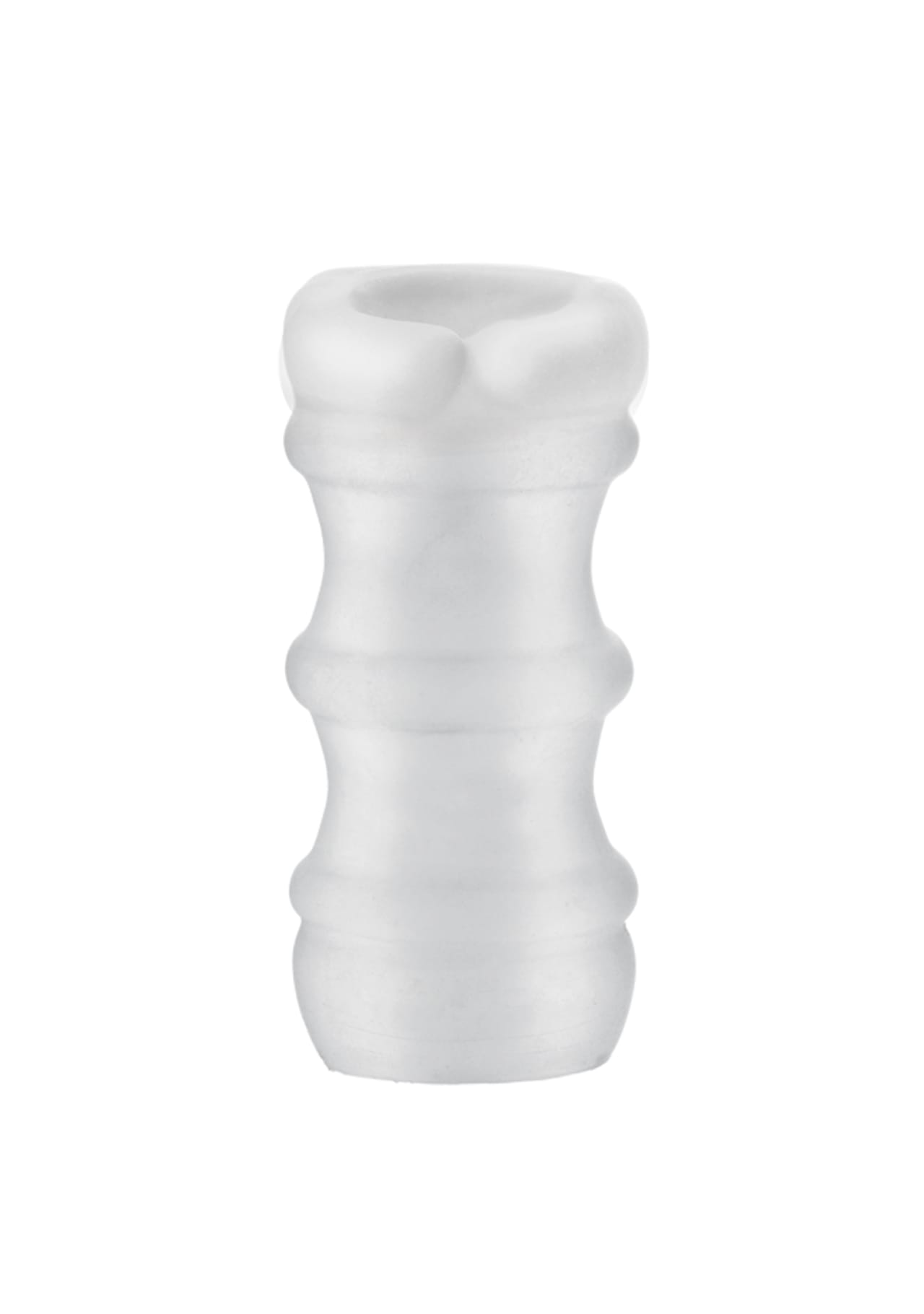 1471-04-BX Mood Pleaser Beaded Stroker - White