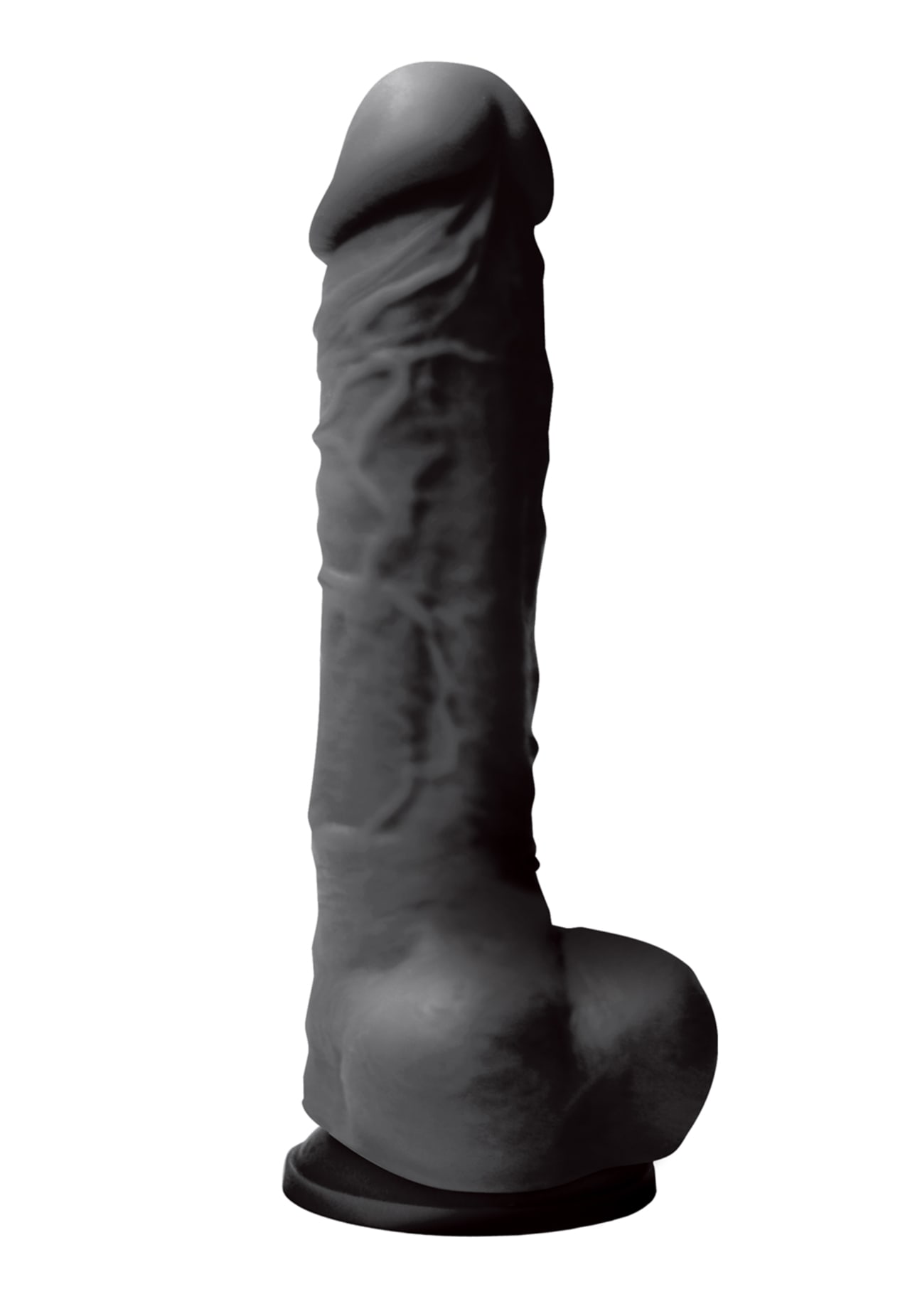 Colours Dildo - 8" - Black
