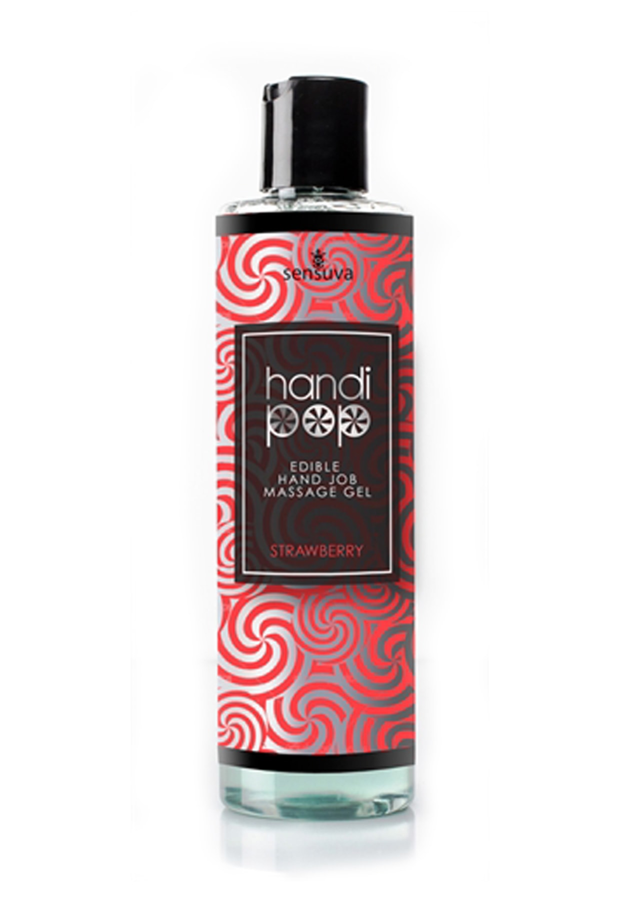 Sensuva Handi Pop Handjob Massage Gel - Strawberry - 4.2 oz.