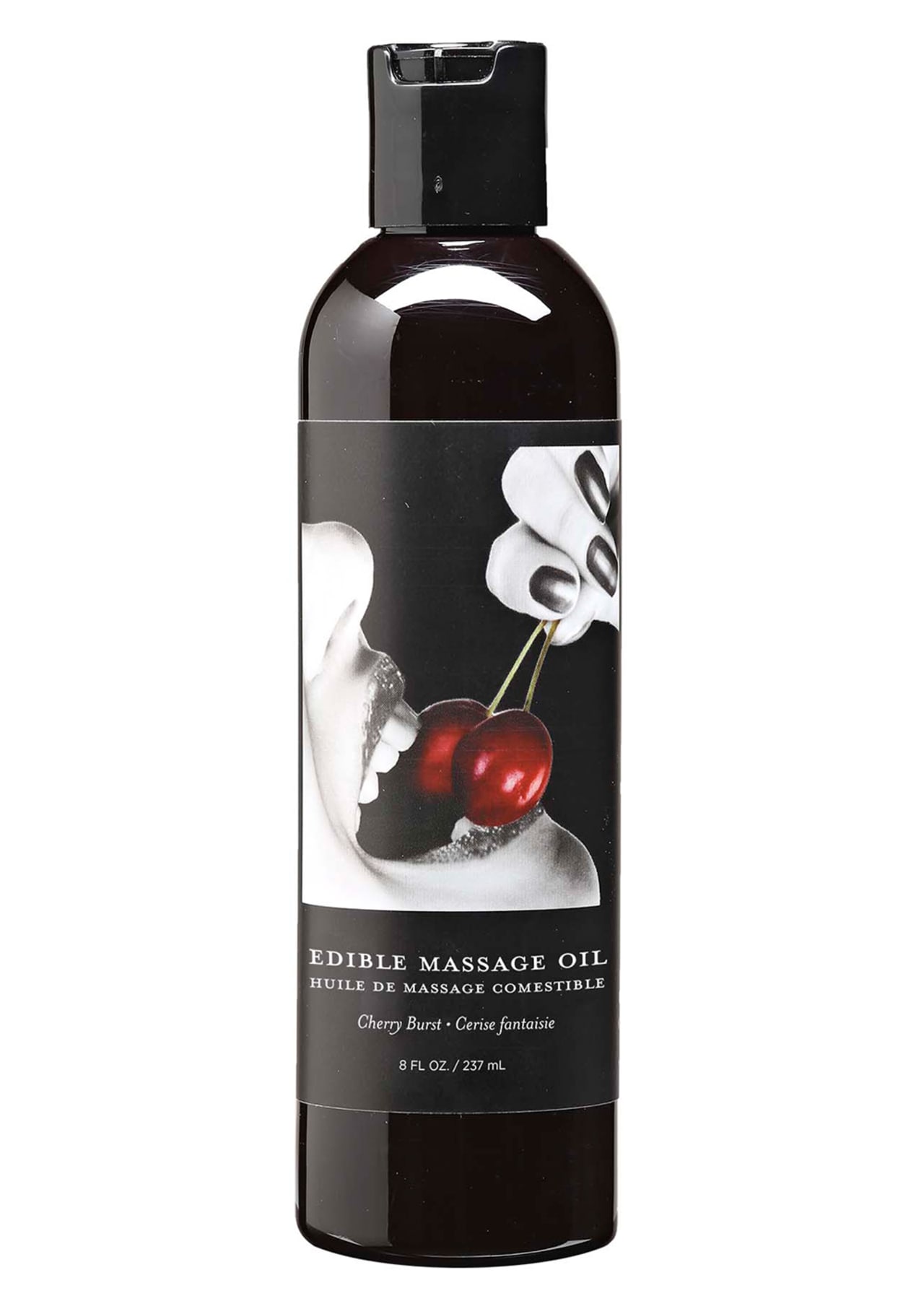 Edible Massage Oil - Cherry - 8 oz.