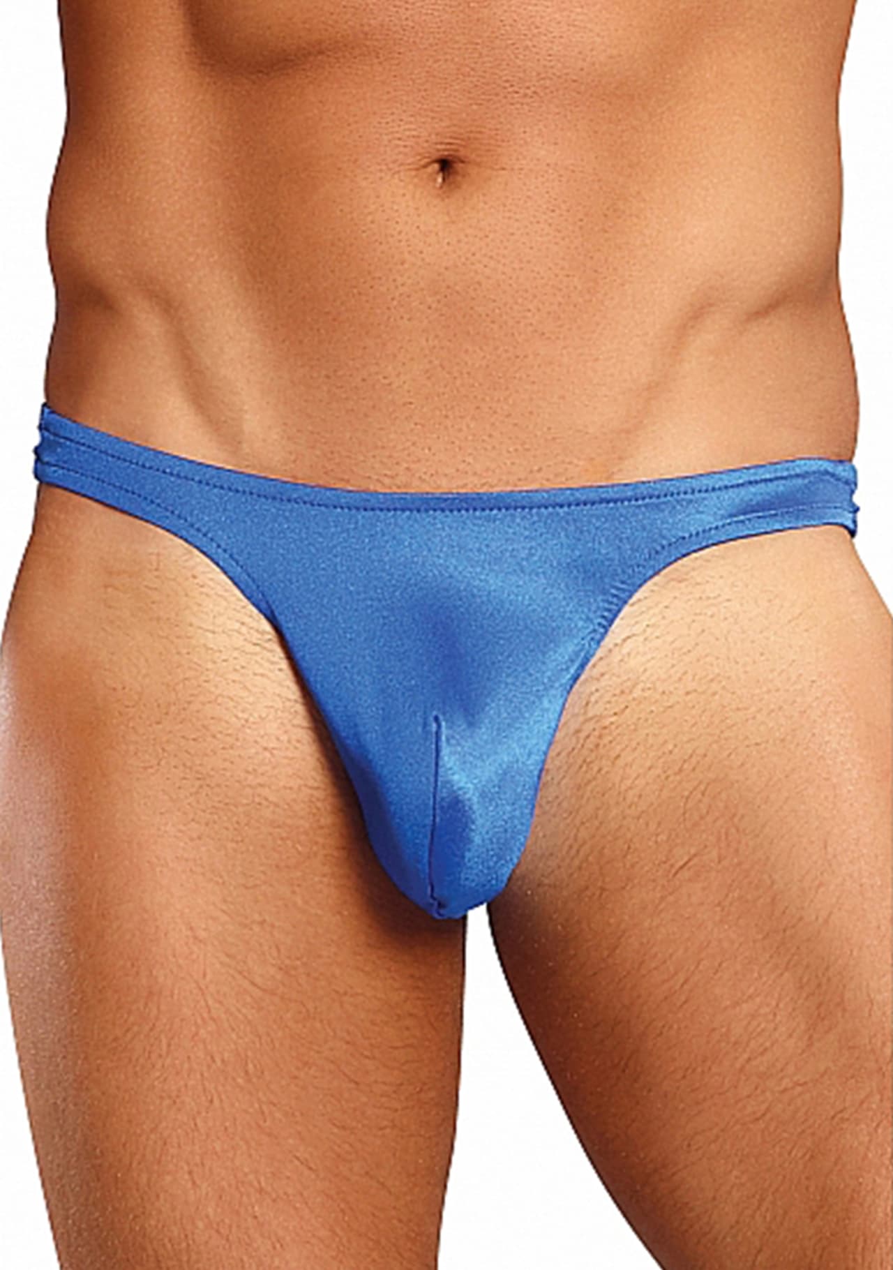 Satin Bong Thong - Royal Blue - Small/Medium