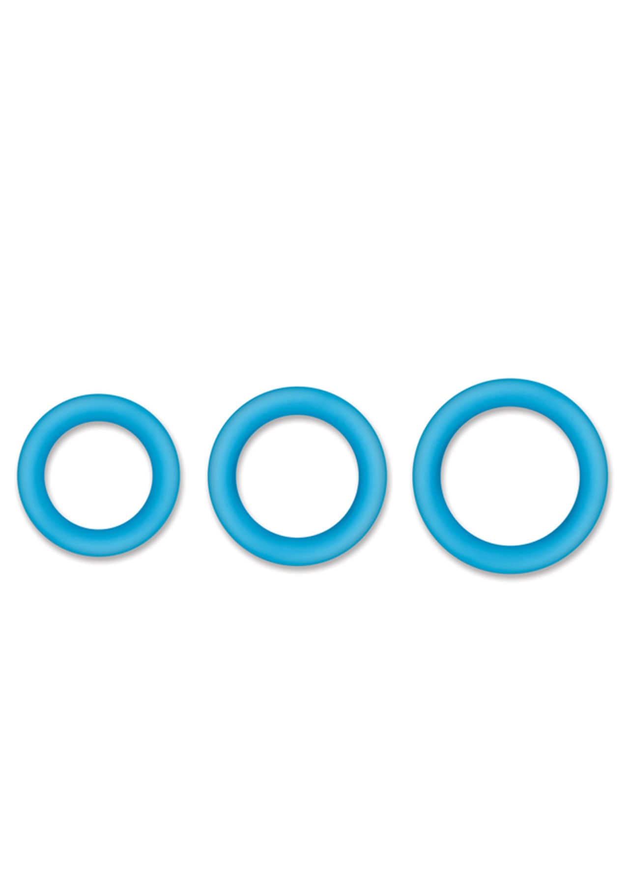 Firefly Halo Glow in the Dark Cockring - Blue - Small - 50mm