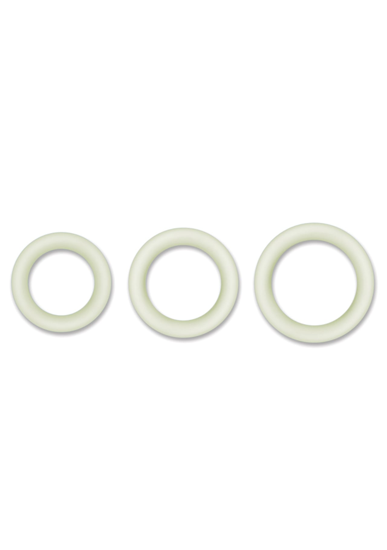 Firefly Halo Glow in the Dark Cockring - Clear - Small - 50mm