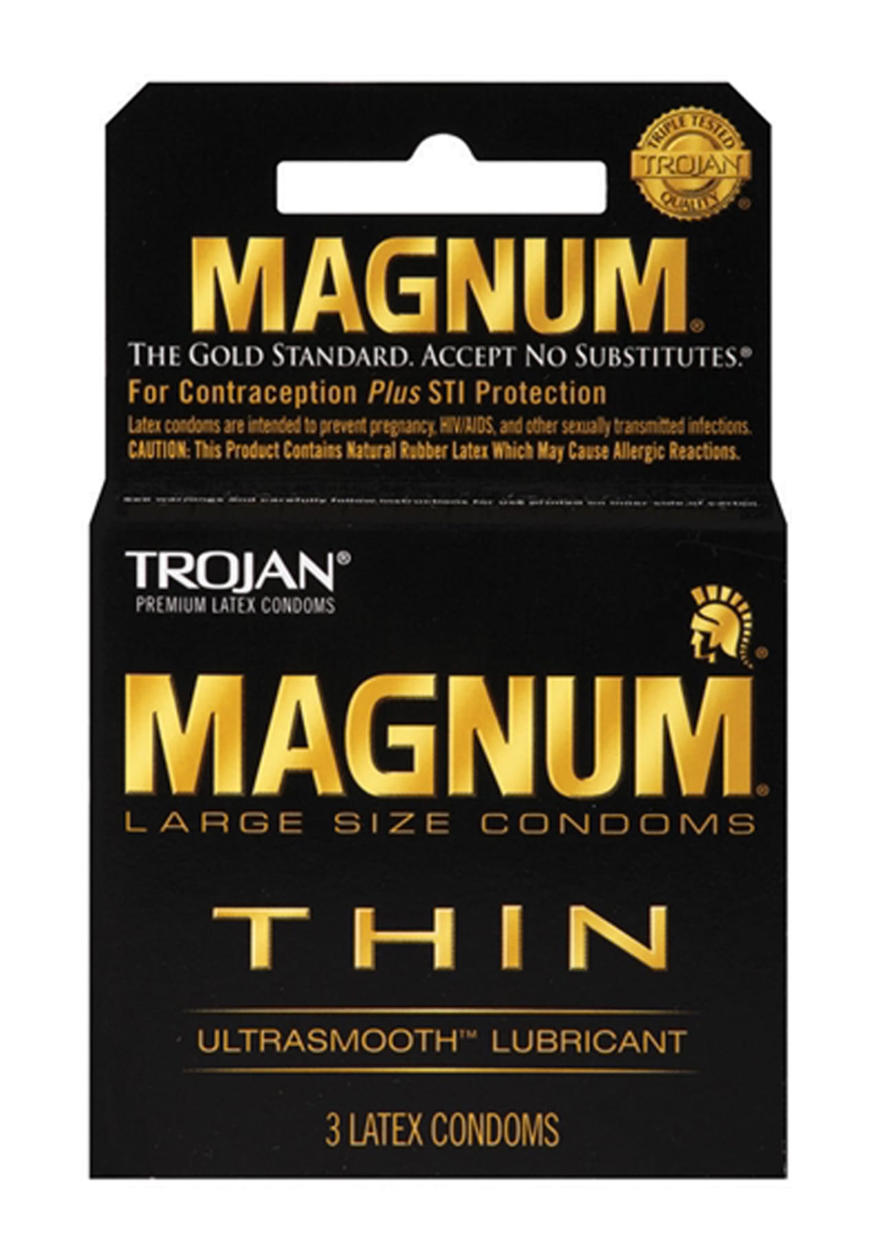Trojan Magnum Thin Condoms - 3 Pack