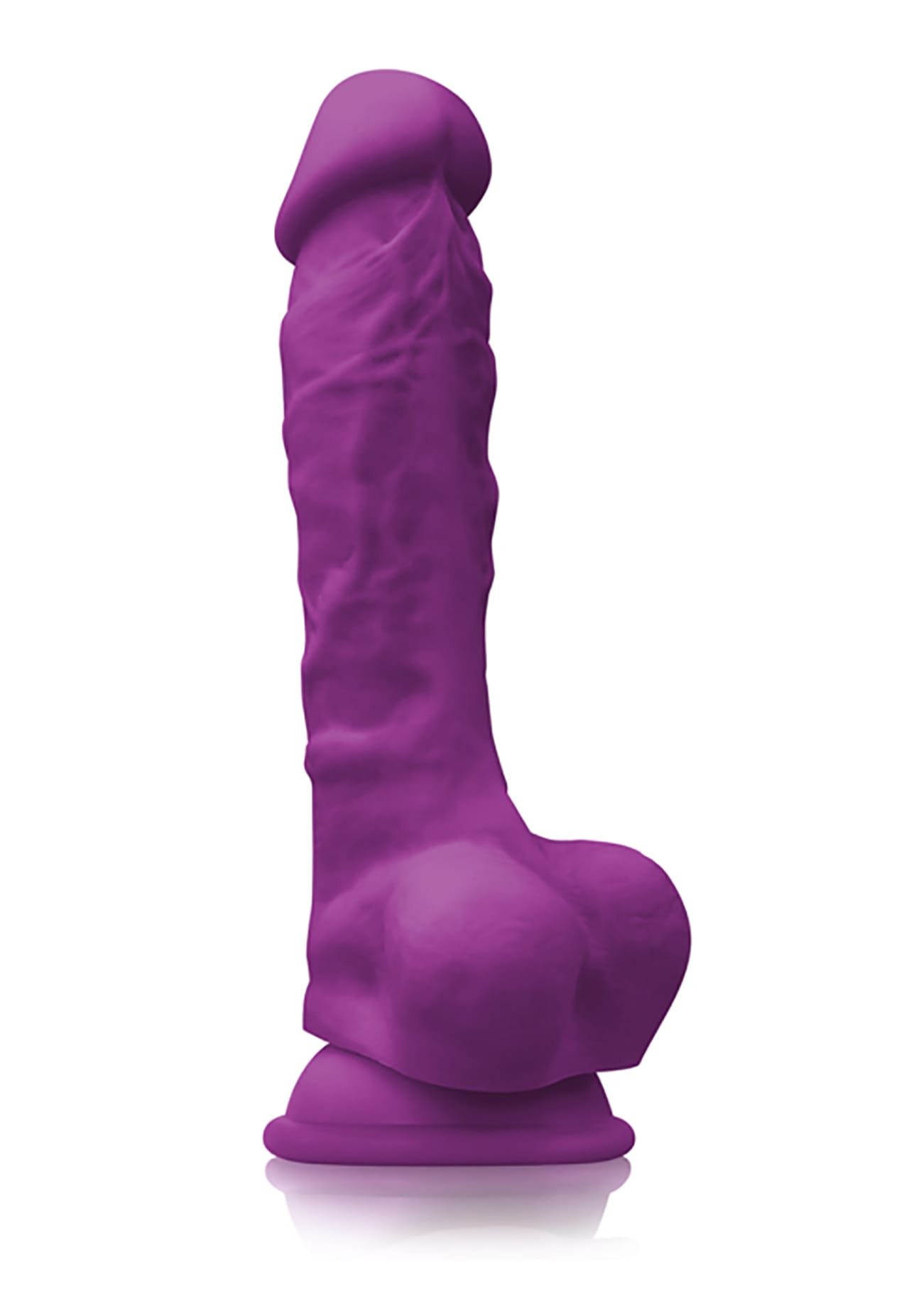Colours Pleasures 7" Dildo - Purple